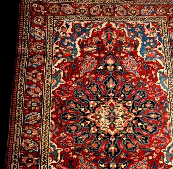 Tapis de Mechkabad, 149 x 212 cm, laine nouée main, Iran première début du XXème siècle 1900-30-photo-2