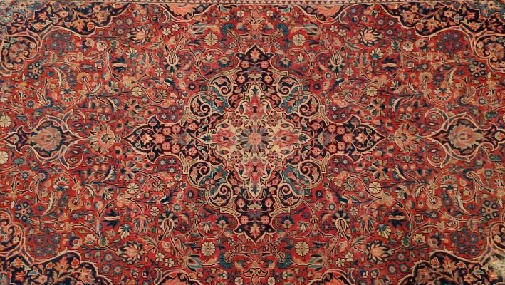Floral Kashan Rug, 132 X 202 Cm, Finely Hand-knotted Wool From Iran, Mid-20th Century-photo-8