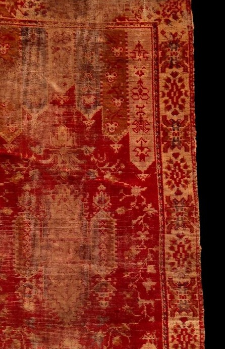 Tapis, Yastik, tapis de bienvenu, 57 x 131 cm, Anatolie, laine nouée main au milieu du XIXème S-photo-4