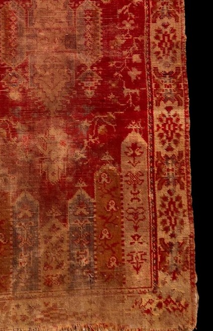 Tapis, Yastik, tapis de bienvenu, 57 x 131 cm, Anatolie, laine nouée main au milieu du XIXème S-photo-2