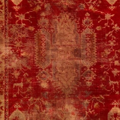 Tapis, Yastik, tapis de bienvenu, 57 x 131 cm, Anatolie, laine nouée main au milieu du XIXème S-photo-3