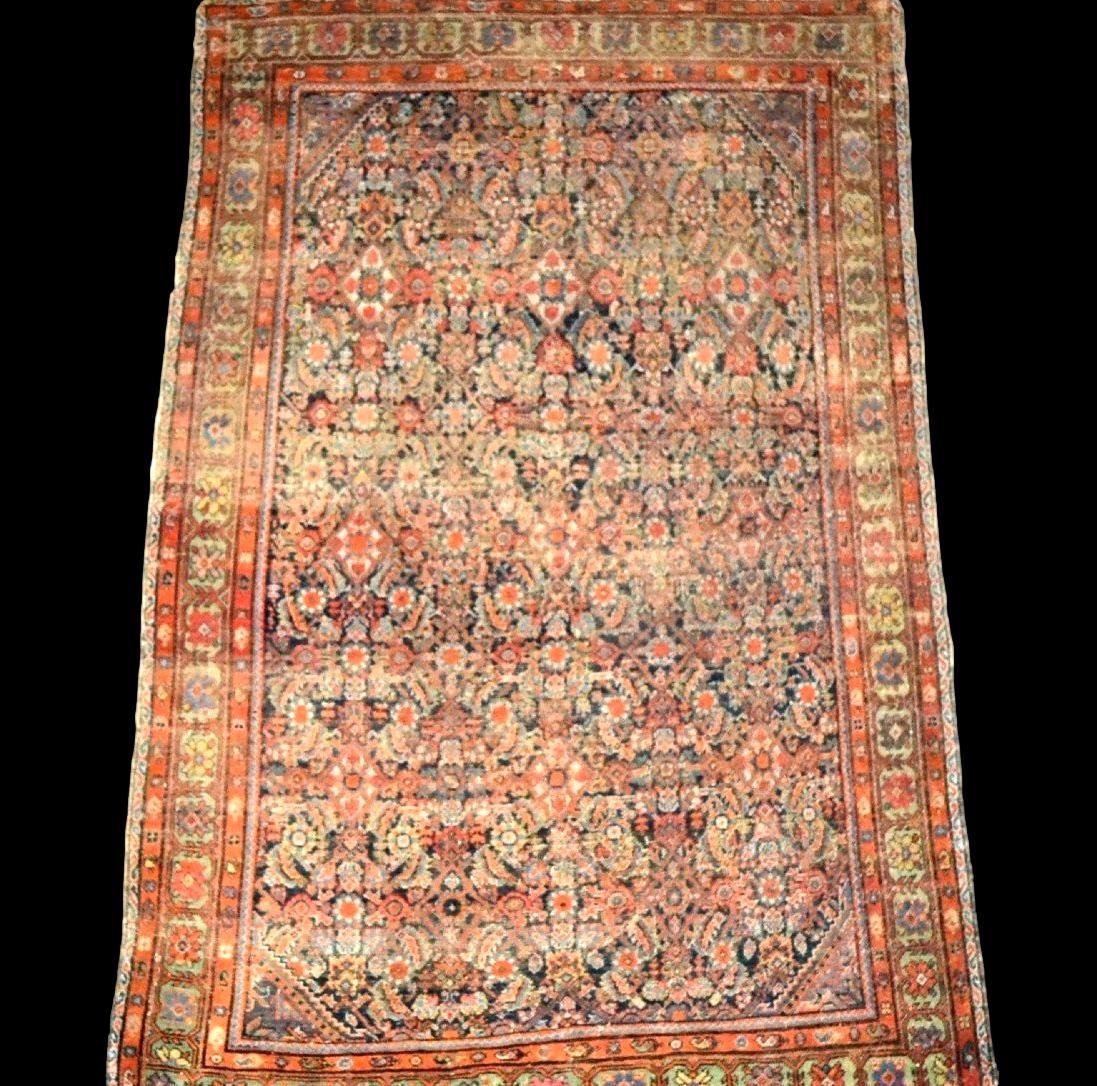 Tapis, Yastik, tapis de bienvenu, 57 x 131 cm, Anatolie, laine nouée main au milieu du XIXème S-photo-5