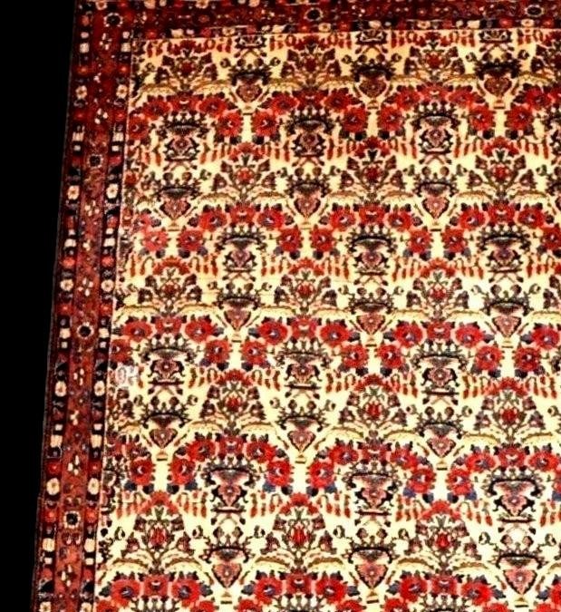 Abadeh Rug, 162 X 220 Cm, Hand-knotted Wool From Iran, Circa 1900–1930, In Very Good Condition-photo-4