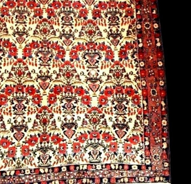 Abadeh Rug, 162 X 220 Cm, Hand-knotted Wool From Iran, Circa 1900–1930, In Very Good Condition-photo-4