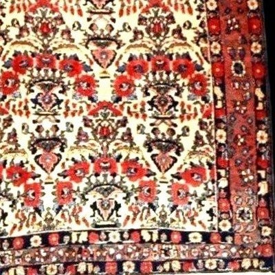 Abadeh Rug, 162 X 220 Cm, Hand-knotted Wool From Iran, Circa 1900–1930, In Very Good Condition-photo-5