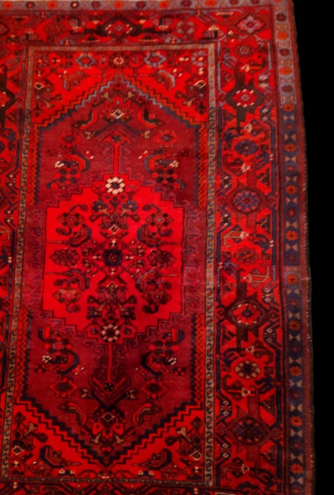 Malayer Rug, 142 X 214 Cm, Hand-knotted Wool From Iran, Circa 1960, In Perfect Condition-photo-2
