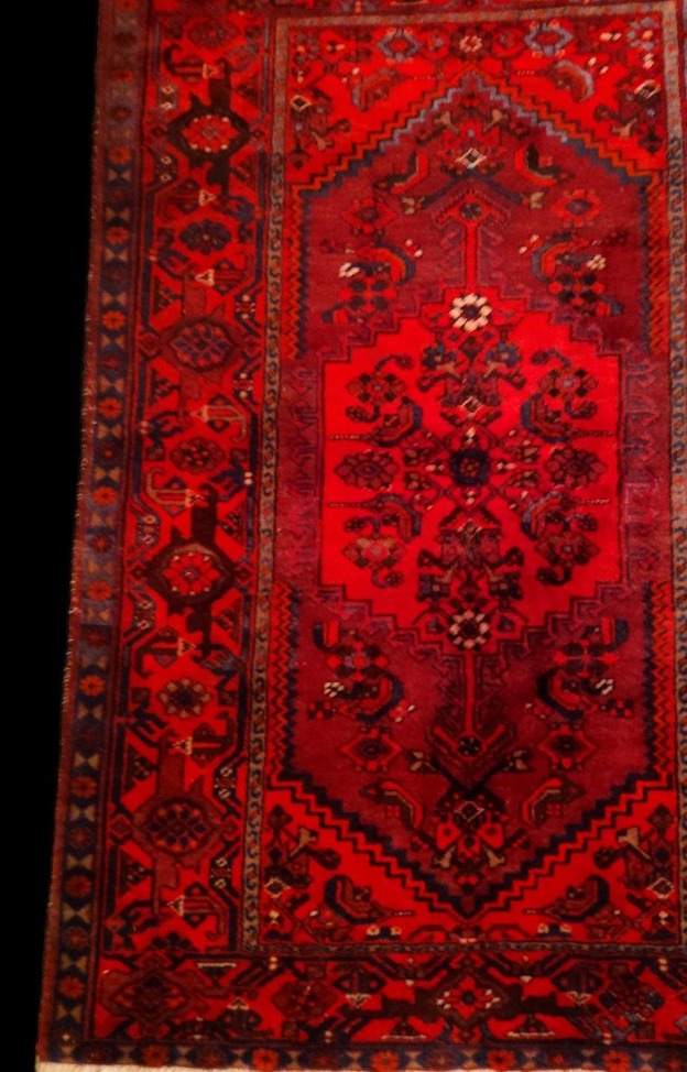 Malayer Rug, 142 X 214 Cm, Hand-knotted Wool From Iran, Circa 1960, In Perfect Condition-photo-3