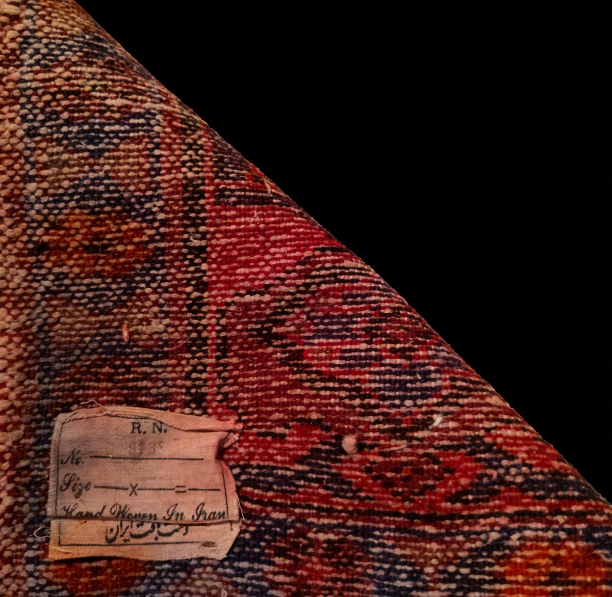 Malayer Rug, 142 X 214 Cm, Hand-knotted Wool From Iran, Circa 1960, In Perfect Condition-photo-7