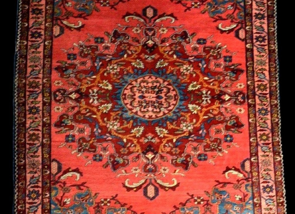 Tafresh Rug, 142 X 196 Cm, Hand-knotted Kork Wool From Iran, Circa 1900–1920-photo-3