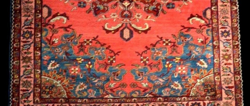 Tafresh Rug, 142 X 196 Cm, Hand-knotted Kork Wool From Iran, Circa 1900–1920-photo-5