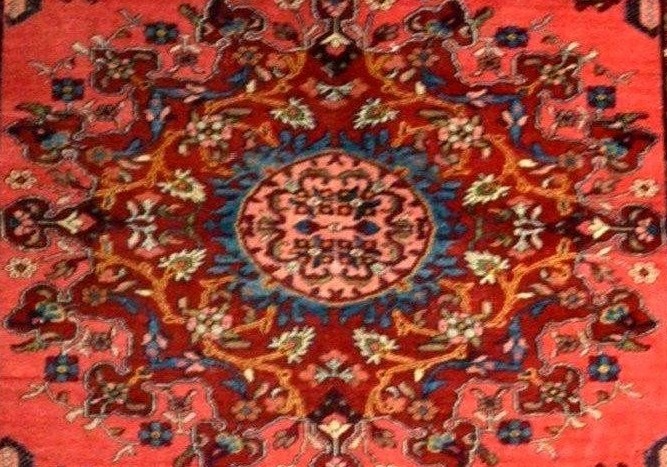 Tafresh Rug, 142 X 196 Cm, Hand-knotted Kork Wool From Iran, Circa 1900–1920-photo-6