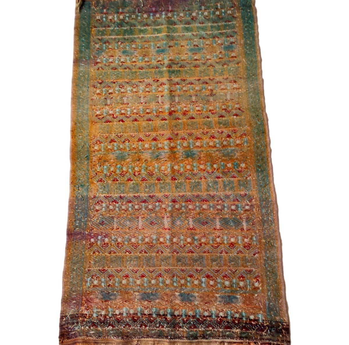 Khemisset Rug, Berber Kilim, Embroidered Hanbel, 98 X 168 Cm, Wool, Middle Atlas, Morocco, 1900–1930-photo-7