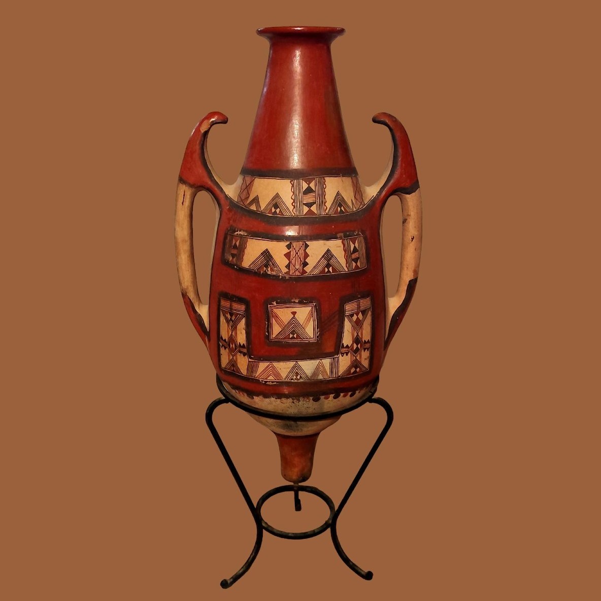 Important Berber Footed Jar, Aït Daoula, Greater Kabylie, Late 19th–early 20th Century-photo-2