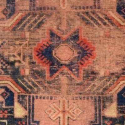 Khamseh Rug, 120 X 155 Cm, Hand-knotted Wool By The Khamseh Nomads, Iran, 19th Century-photo-2