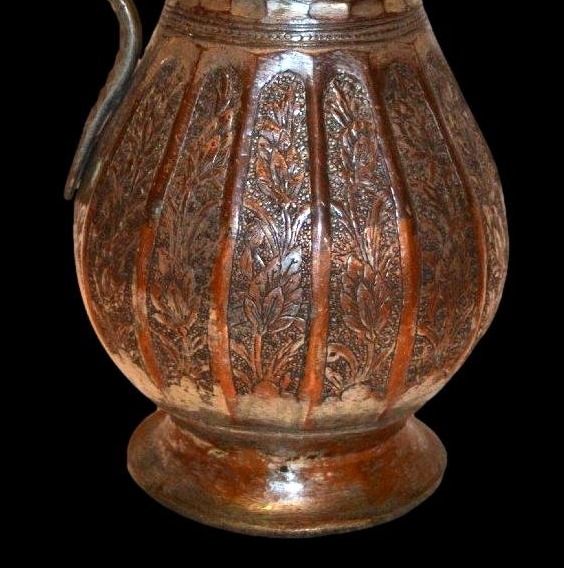 Doltcha, carafe de table, cuivre étamé, Azerbaïdjan iranien, XIXème siècle, collection-photo-2