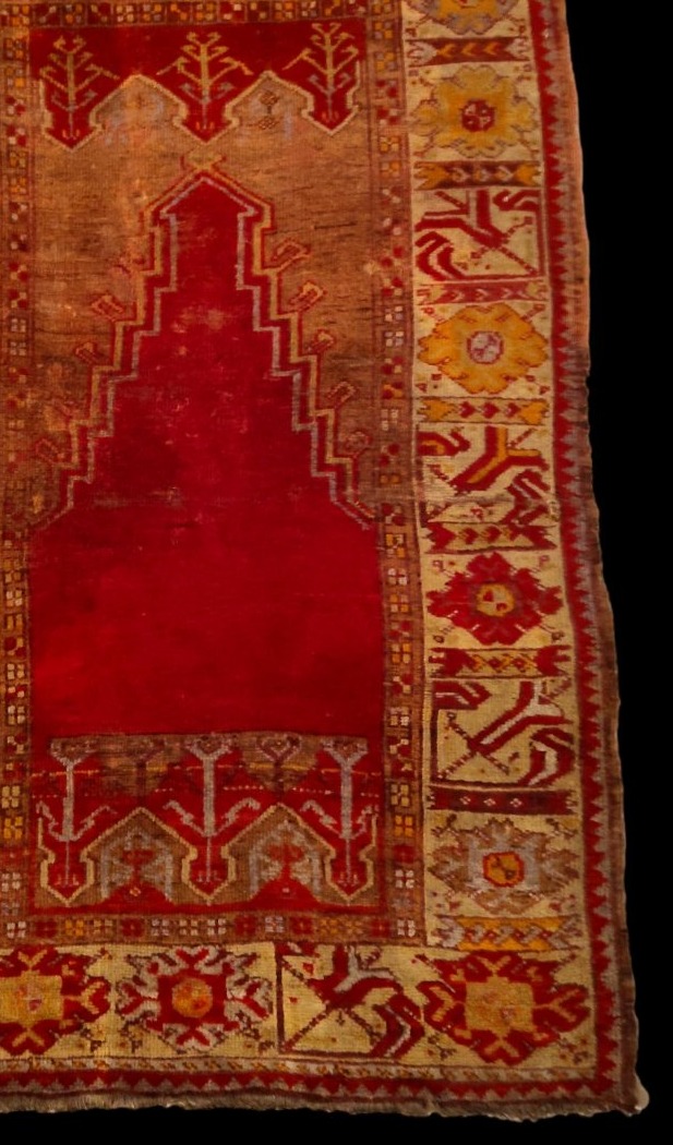 Moudjour Rug, 106 X 164 Cm, Hand-knotted Wool/wool, Anatolia, 19th Century, Islamic Art-photo-2
