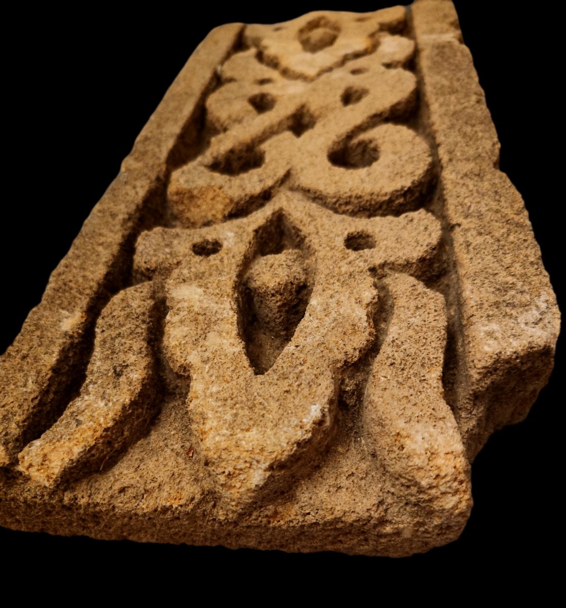 Architectural Fragment Made Of Sandstone, Morocco, Umayyad Period? Islamic Art, Collection-photo-4
