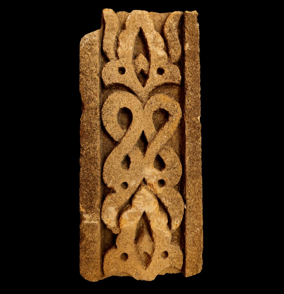 Architectural Fragment Made Of Sandstone, Morocco, Umayyad Period? Islamic Art, Collection