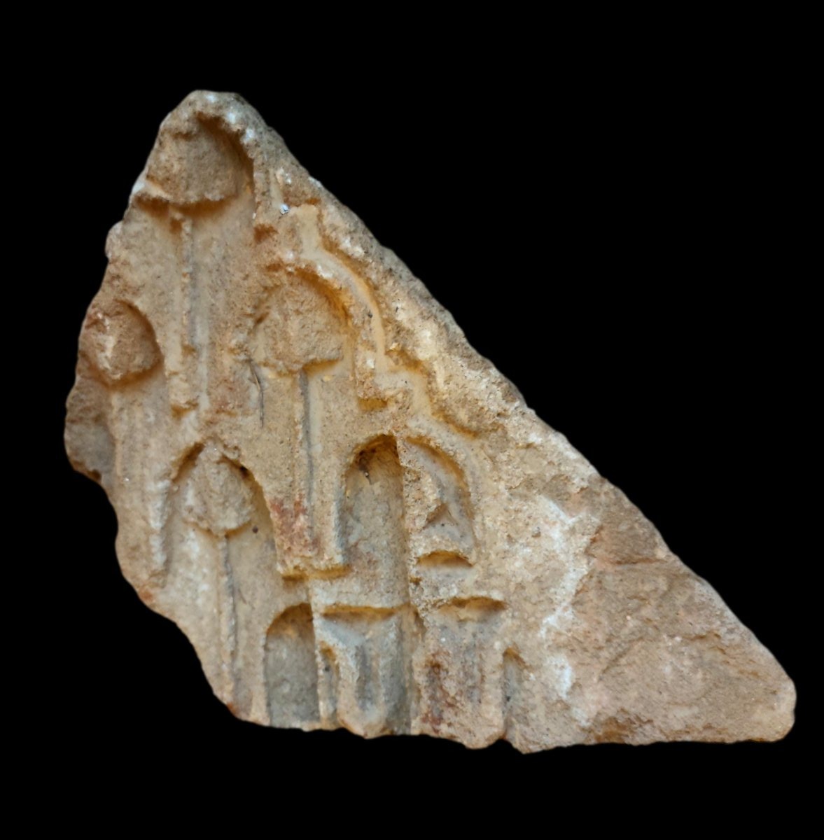 Fragment d'architecture en grès, Maroc, Omeyyades ? Art islamique, collection