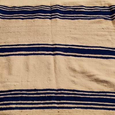 Large Berber Blanket, 172 X 315 Cm, Virgin Wool, Handwoven By Women, Morocco, 1970-photo-1