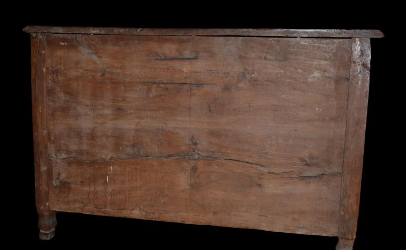 Curved Chest In Wildcherry Wood , Early XVIIIth Century, French-photo-7