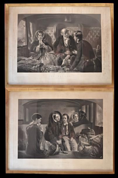 Paire de gravures anglaises de  W. H. SIMMONS, 1857-photo-8