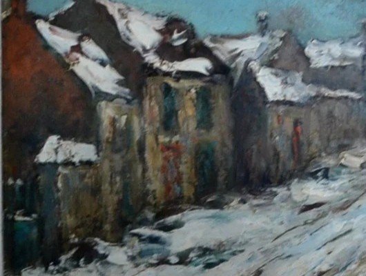 Oil On Strong Paper -photo-2