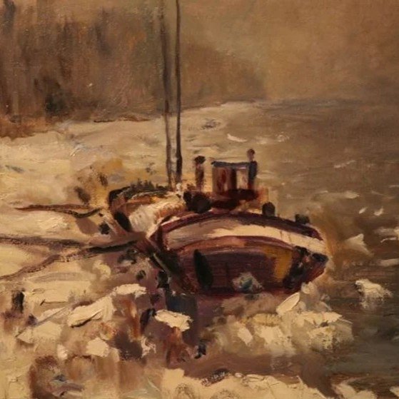 Oil On Strong Paper -photo-8