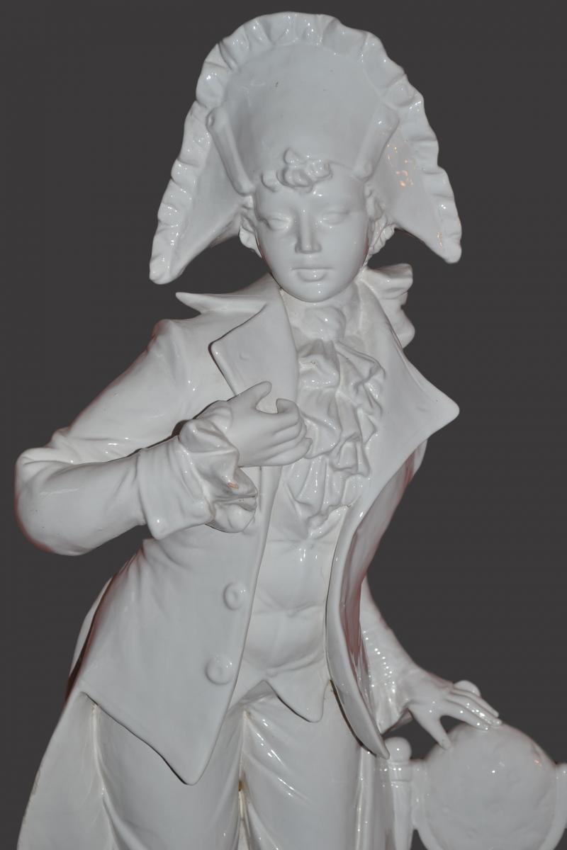 Poloniato Domenico , White Porcelain From Italy, Circa 1960-photo-2
