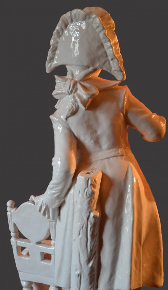 Poloniato Domenico , White Porcelain From Italy, Circa 1960-photo-3