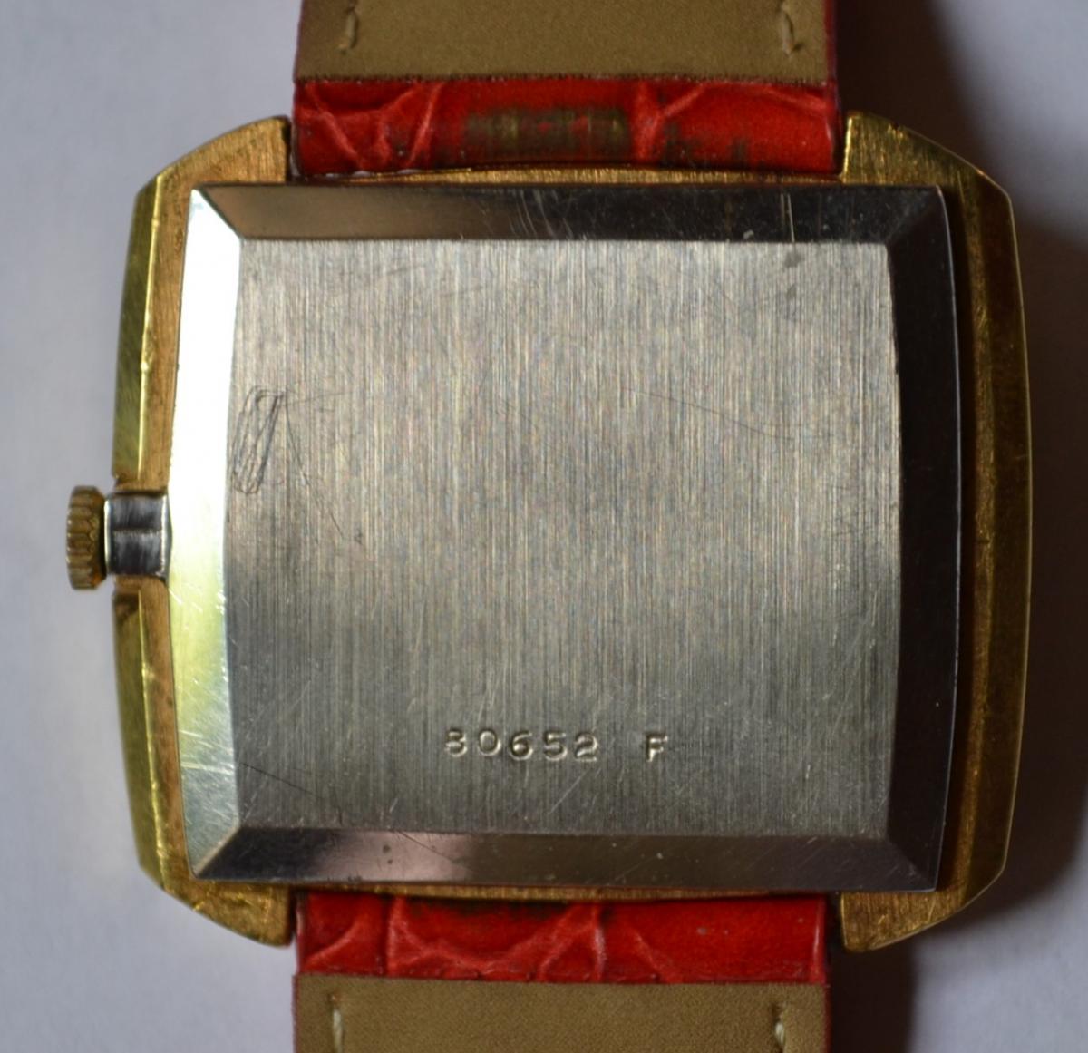 Jaeger, montre bracelet homme, maison JAEGER, plaqué or, vers 1970-photo-3
