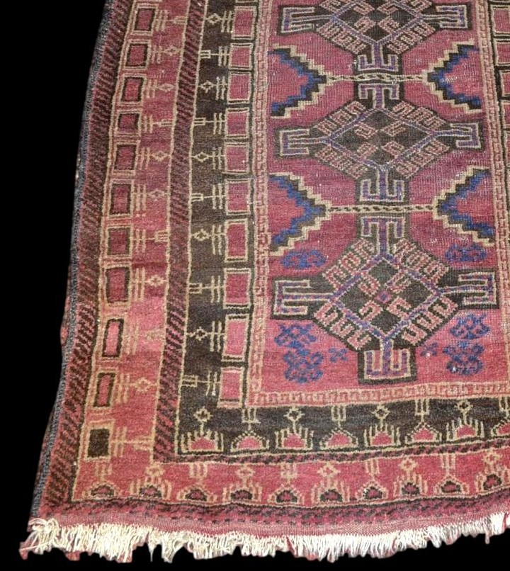Tapis Baloutche ancien, 77 cm x 123 cm, Noué Main en  Iran, première partie du XXème Siècle-photo-1