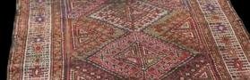 Ancient Karabakh Carpet, 136 X 334 Cm, Azerbaijan, XIXth Century-photo-3