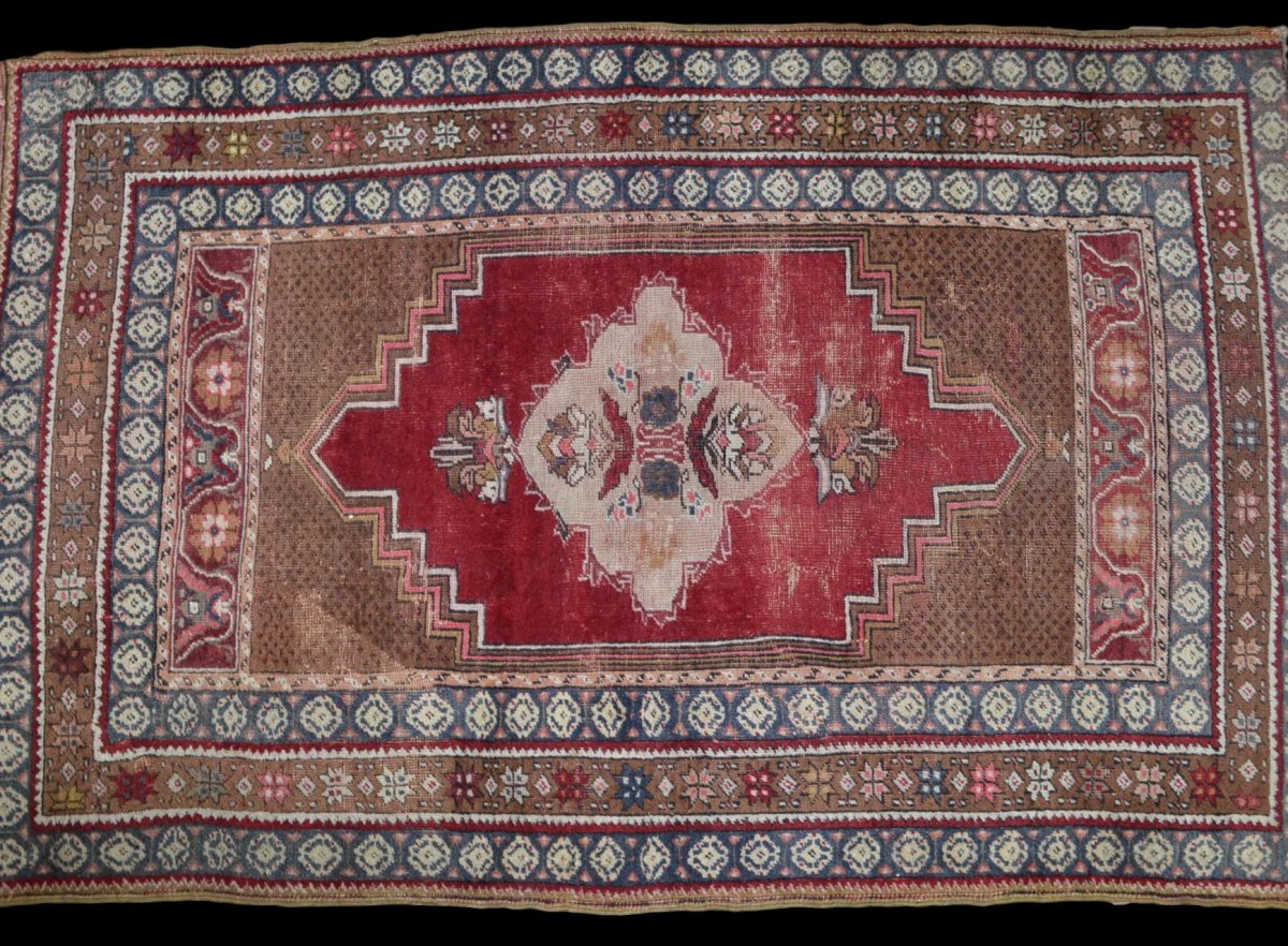 Tapis Nuptial Kiz-bergama, Anatolie, Turquie, 108 cm x 163 cm, Vers 1920-photo-2