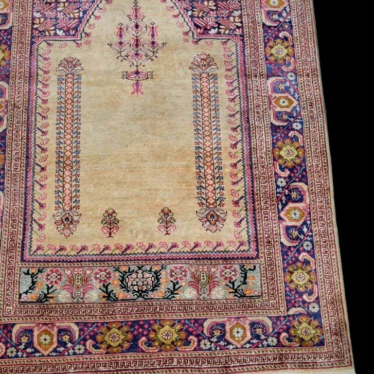 Old Panderma Carpet, 120 Cm X 174 Cm, Anatolia, Turkey, Early 20th Century, Very Good Condition-photo-3