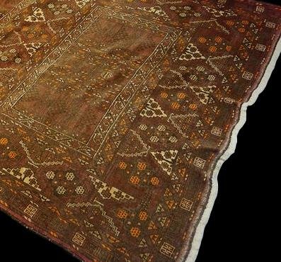 Carpet Of Turkmemes Yomoud, 162 Cm X 213 Cm, Laine Sur Laine, Second Part Of The XIXth Century-photo-3