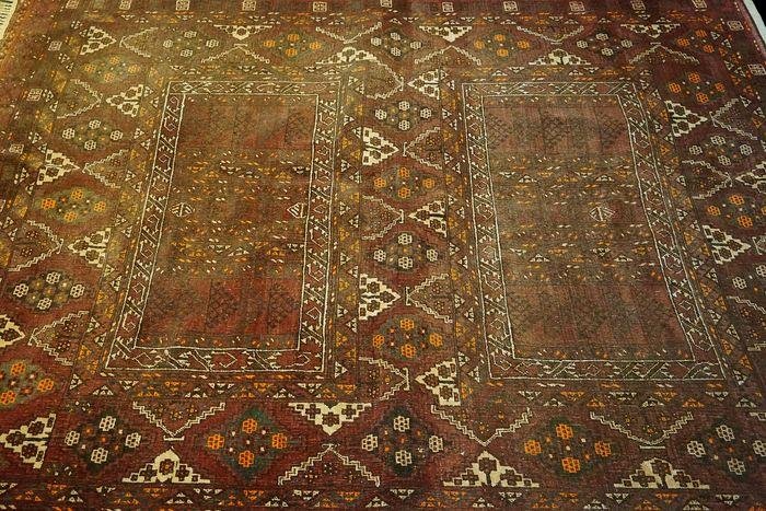 Carpet Of Turkmemes Yomoud, 162 Cm X 213 Cm, Laine Sur Laine, Second Part Of The XIXth Century-photo-2