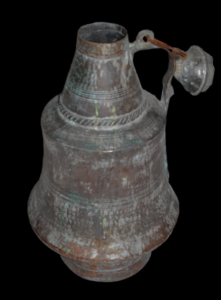 " Su kabi " Pot à eau, Turquie, fer blanc cuivré, début du XXème siècle-photo-1