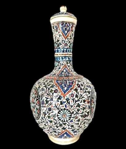 Tapis Anatolien ancien, 59 x 102 cm, laine sur laine noué main en Turquie, milieu XXème siècle-photo-7