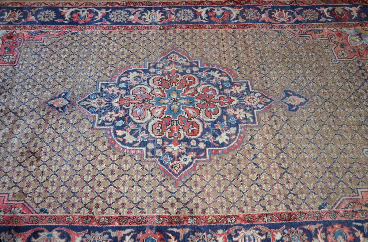 Tapis Persan Kolyach, 157 cm x 273 cm, Iran, Laine nouée main, Parfait état, vers 1970-photo-1