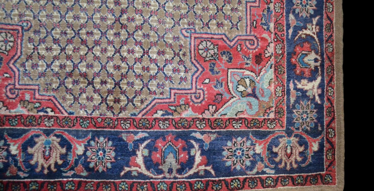 Tapis Persan Kolyach, 157 cm x 273 cm, Iran, Laine nouée main, Parfait état, vers 1970-photo-6