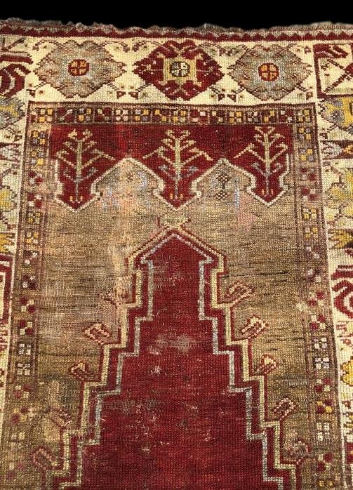 Tapis Moudjour Ancien, Anatolie, 105 cm x 160 cm, Laine sur Laine, Milieu du XIXème siècle-photo-2