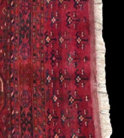 Tapis chouval Tekké, 104 x 158 cm, Turkestan, laine sur laine, XIXème siècle, début XXème-photo-4