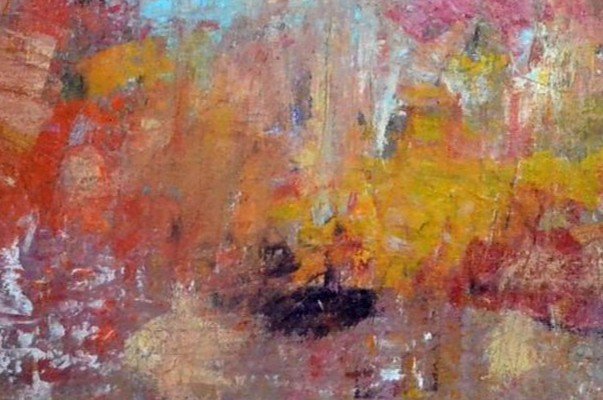 Erwin Steinbach (1964 - ) "my House Under The Virgin Vign In Summer" 75 Cm X 115 Cm-photo-2
