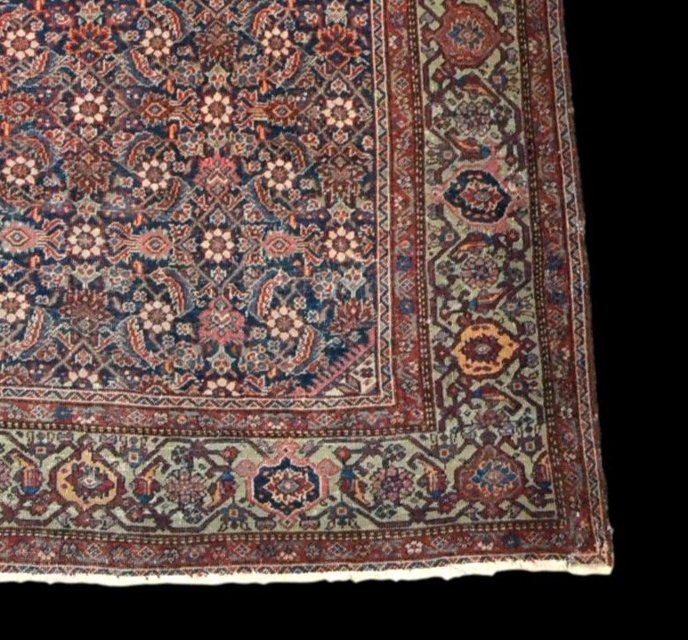 Tapis Persan Feraghan ancien, 131 cm x 185 cm, Iran, XIXème siècle, bel état collection-photo-3