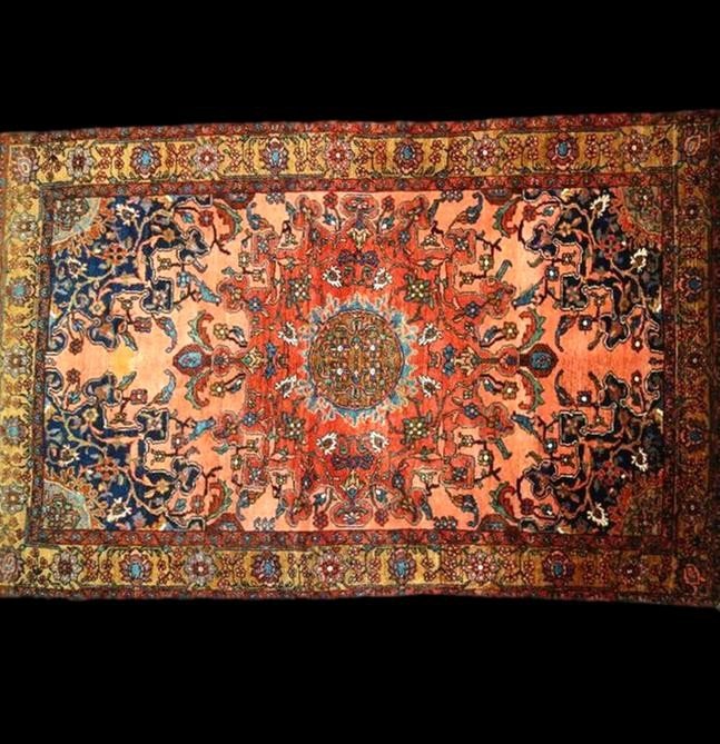Persian Rug Tafresh, 132 Cm X 202 Cm, Iran, Wool Hand Knotted, 19th Century,-photo-2