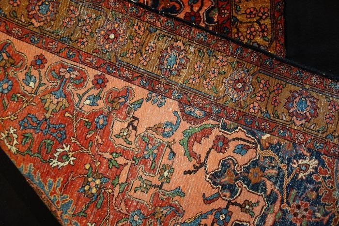 Persian Rug Tafresh, 132 Cm X 202 Cm, Iran, Wool Hand Knotted, 19th Century,-photo-4