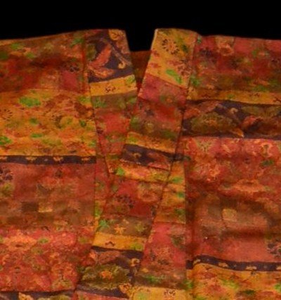 Tsumugi Kimono For Women In Silk, Japan, 1950, Very Good Condition-photo-5