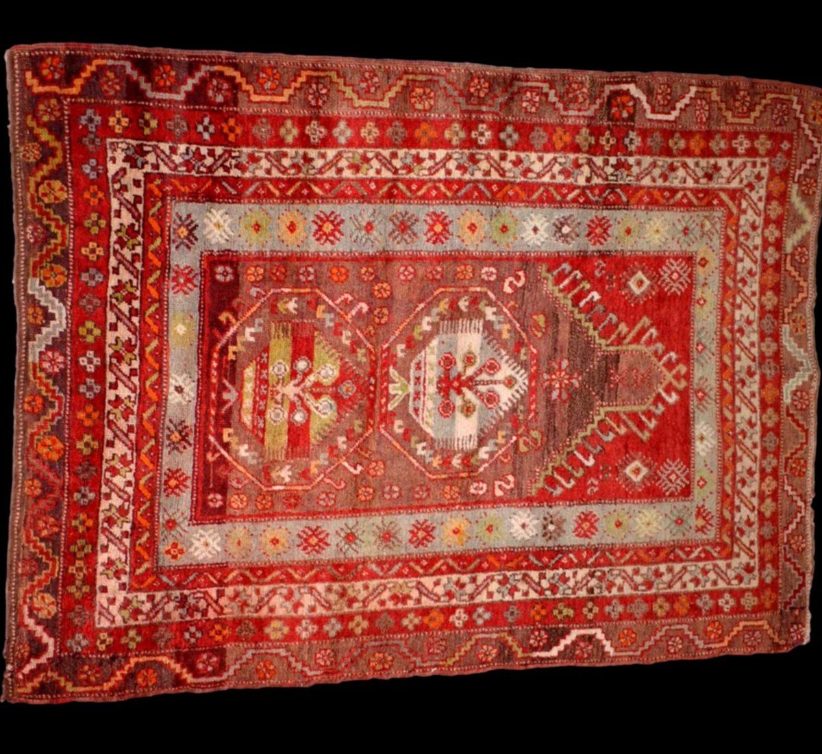 Tapis Kirsehir ancien, Anatolie, Turquie, 102 cm x 166 cm, début du XXème Siècle-photo-2