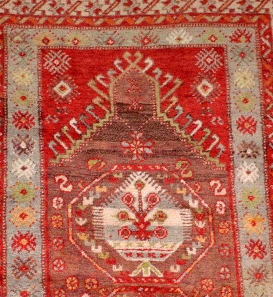 Tapis Kirsehir ancien, Anatolie, Turquie, 102 cm x 166 cm, début du XXème Siècle-photo-5